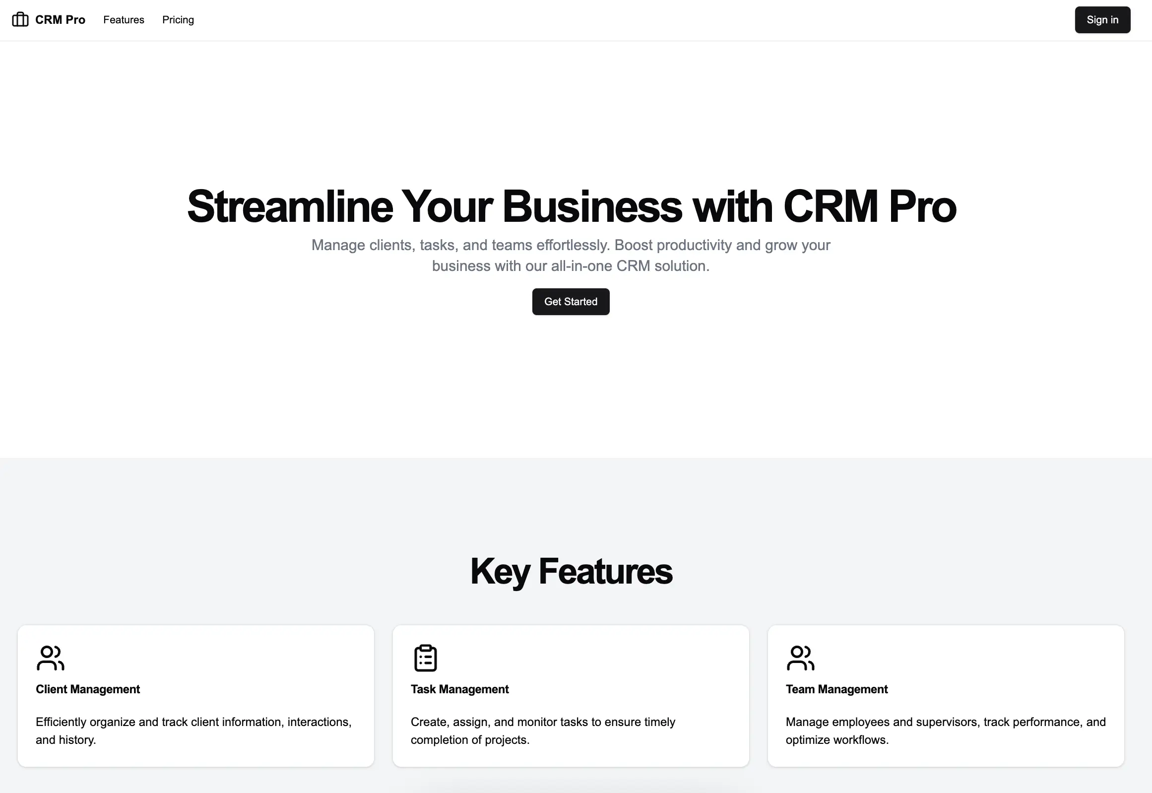 CRM System